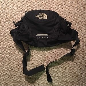 Black North Face Waist Pack